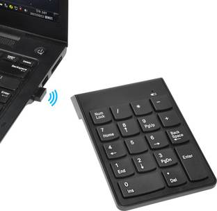 Wifton Wireless Numeric Keypad 2.4G 18-Key USB Financial Numpad-IX13 Wireless Handheld Multi-device Keyboard Compatible with Desktop, Laptop, Mac