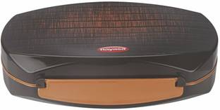 NAYASA Razor Insulated Lunch Box with Container (Brown) 2 Containers Lunch Box