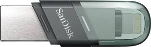 SanDisk iXpand Flash Drive Flip 128 GB OTG Drive Compatible with Desktop Computer, Laptop, Mobile, Television Lightning, USB 3.1 Metal Case