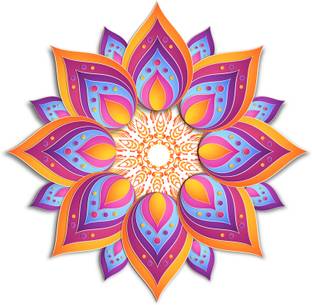 woopme Art & Paintings Multicolor Wallpaper