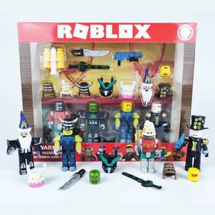Delite Kids ROBLOX 4 Action Figures Building Blocks Toys with Accessories