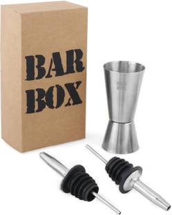 bar box Double Side Stainless Steel Peg Measure 30 and 60 ml, Drink Measuring Bar Tool 3 - Piece Bar Set