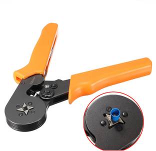 metrotools 0.25 – 6.0mm2 23AWG TO 10AWG SELF ADJUSTING RATCHETING FERRULE CRIMPER PLIER TOOL Manual Crimper