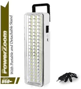 FIRSTLIKE 60 High-Bright LED Light with Android Charging Support Emergency Stand 8 hrs Flood Lamp Emergency Light