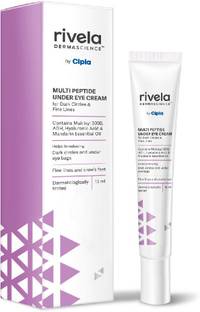 Rivela Dermascience by Cipla Multi Peptide Under Eye Cream for Dark Circles and Fine Lines