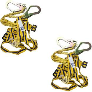 bellstone Full Body Double Hook Safety Belt Pack of 2 Climbing Harness