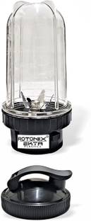 Rotomix Big Bullet Juicer Jar for Mixer Grinder 1 Jar (530 ML) with gym sipper cap Mixer Juicer Jar