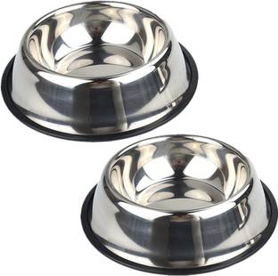 chullbull pet products Stainless Steel Pet feeding Bowl 200ml Anti Skid pet feeder 200ml Stainless Steel Pet Bowl