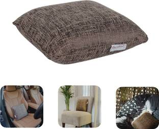 Rise & Shine Square Cushion - Sofa, Chair, Bed, Couch & Car Memory Foam Solid Cushion Pack of 1