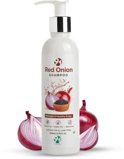 91Ayurveda Red Onion Hair Fall Shampoo for Hair Growth & Hair Fall Control Onion Black Seed