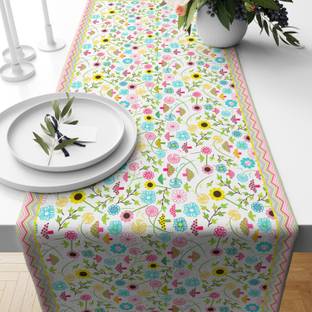 SUBHUSHA Multicolor 178 cm Table Runner