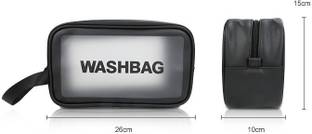 Queue Cosmetic Bag Pouch Transparent Pvc Wash Bag with Handle