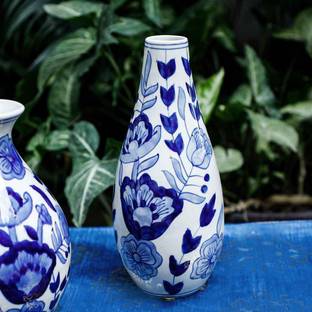 Home4U Neelandri Ceramic Vase Large Ceramic Vase