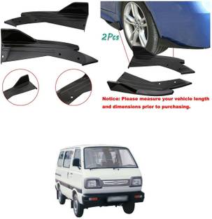 XZRTZ Rear Bumper Splitter Lip Diffuser Wrap Angle Anti-Scratch Protection D169 Matte, Glossy, Chrome Maruti Omni Rear Garnish