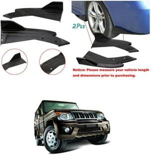 XZRTZ Rear Bumper Splitter Lip Diffuser Wrap Angle Anti-Scratch Protection D109 Matte, Glossy, Chrome Mahindra Bolero Rear Garnish