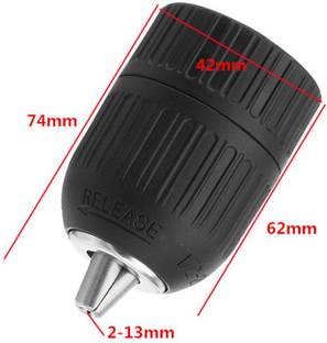 metrotools 13MM KEYLESS DRILL CHUCK 1/2 INCH 20 UNF THREAD ELECTRIC POWER DRILL CHUCK