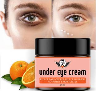 7 FOX Under Eye Cream with Retinol & Peptides to Lighten Dark Circles & Wrinkles-