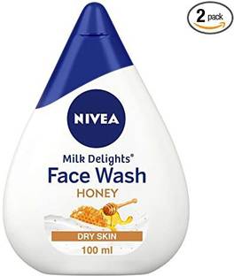 NIVEA DRY SKIN MILK DELIGHT HONEY FACE WASH 100 GM X 1 Face Wash