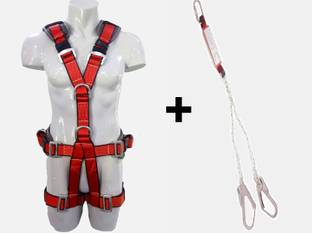 Sahas FBH-56 Tower Climbing Harness/Spider Harness with Lanyard Safety Harness
