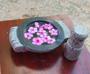 MYNAKSHA Stoneware Masher