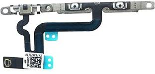 Shinzo Volume Mute/Silent Button Flex Cable Metal Bracket Compatible for iPhone 6s Plus (A1634,A1699) OG - Volume Button Flex Cable