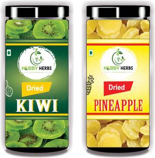 Hobby Herbs Dried Kiwi and Pineapple combo 400gm For Ice cream , Shakes | Kiwi, Pineapple