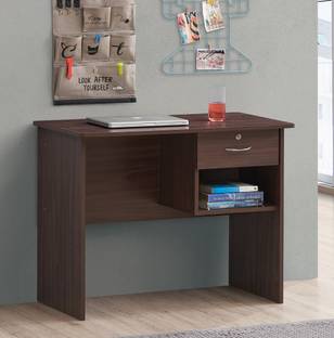 DeckUp Yonne Walnut Engineered Wood Office Table