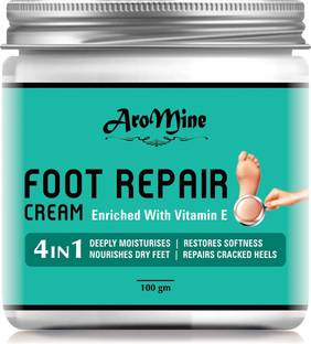 AroMine Foot Cracked Repair Cream For Healing & Sooting Of Cracked Heels-