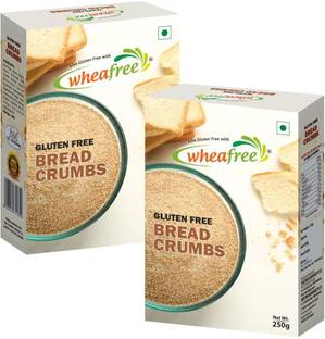 wheafree Gluten Free Bread Crumbs - Veg (Pack of 2 - 250g each) | Soya Free | Nut Free 500 g