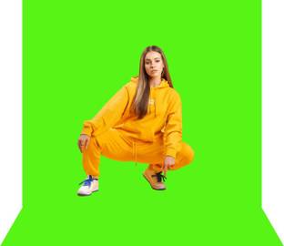 WINSOL 8x12ft Gaming Green Screen Background Backdrop Photo YouTube Insta Videos Reflector