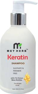 Metherb MET HERB Keratin Shampoo No sulphate & Parabens 300ml