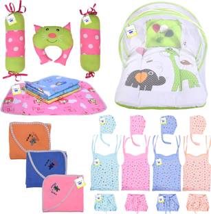 Toddylon New Born Baby Clothing & Bedding Essential Gift Set Combo