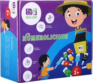 Maalona-exclusive toys Ice-Cream Trolley maker set for kids. Learn Number counting