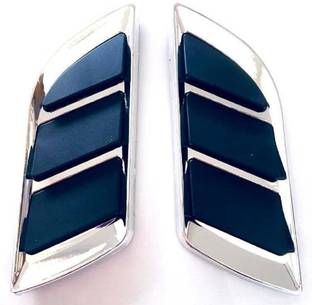LAVITRA Car Decorative Air Flow Duct Racing Side Vent Air Flow Sticker for All Cars Side Scoop