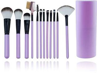 KitchExpo 12 Pcs Makeup Brushes for Foundation Eyeliner Blush Powder Concealer Contour