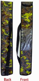 NE NEPTUNE CAMO GREEN CRICKET BAT PADDED COVER Bat Cover Free Size