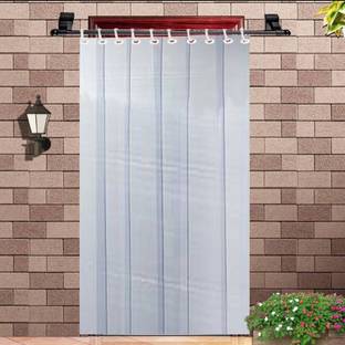 DPA Collection 214 cm (7 ft) PVC लंबा दरवाजा पर्दा एक पर्दा