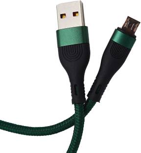 SYGA USB Type C Cable 100 m USB Cable for Android, 6A, Green - 1 Meter