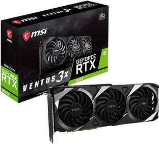 MSI GeForce RTX 3070 VENTUS 3X PLUS 8G OC LHR 8GB GDDR6 256-bit GDDR6 8 GB NVIDIA Chipset 256 bit 1755 MHz Graphics Card