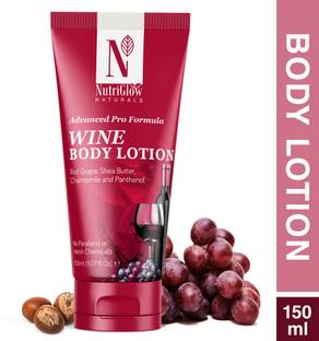 NutriGlow NATURAL'S Advanced Pro Formula Wine Body Lotion for Deep Nourishment