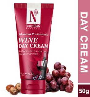 NutriGlow NATURAL'S Advanced Pro Formula Wine Day Cream for Brighter, Glowing Skin
