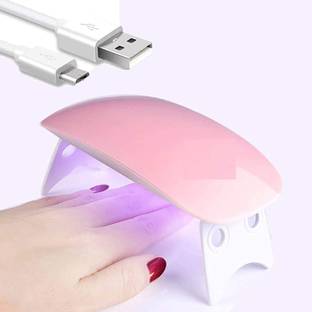 NKB TRADERS Mini USB UV Sun Dryer Gel Nail Polish Art Curing LED Lamp 6W Manicure Tool Nail Polish Dryer