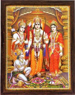 shreya arts frame wth glass Wood Wall Photo Frame