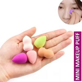 Gonegal 5 Mini Makeup Sponge Powder Puff Water Drop, Gourd for Foundation Concealer