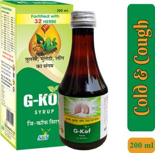SBS Herbal G-Kof Syrup (200 ml) Pack of 1