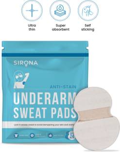 SIRONA Under Arm Sweat Pads (24 Pads - 1 Pack) Sweat Pads
