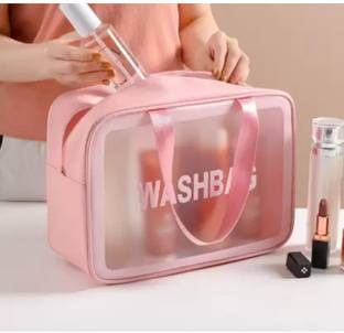 KARTCITY Toiletry Bag Clear Cosmetic Bags Travel /Wash /Transparent Makeup Cosmetic bag Travel Toiletry Kit