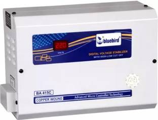 Bluebird 4KVA Copper Wounded Digital Voltage Stabilizer With High low cut-off( 150-270V) Voltage Stabi...