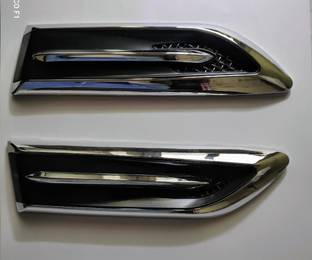 LAVITRA Car Side Air Flow Vent Cover Fender Intake Sticker with Self Adhesive All Cars Side Scoop