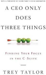 A CEO Only Does Three Things
